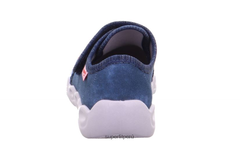 educación física Superfit bebés burbuja - zapatilla con cierre de velcro azul/multicolor V06L246 zapatillas