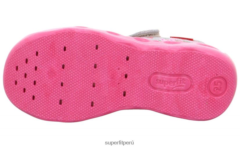 educación física Superfit bebés burbuja - zapatilla con cierre de velcro gris/multicolor V06L24117 zapatillas