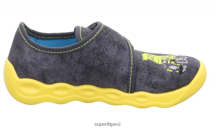 educación física Superfit bebés burbuja - zapatilla con cierre de velcro gris/multicolor V06L24130 zapatillas