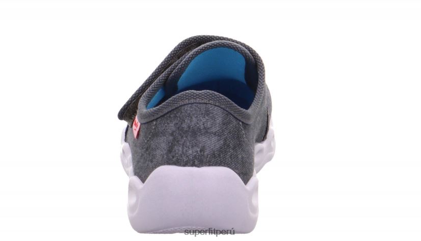 educación física Superfit bebés burbuja - zapatilla con cierre de velcro gris/multicolor V06L24136 zapatillas