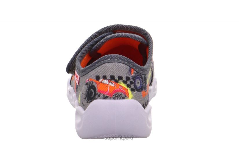 educación física Superfit bebés burbuja - zapatilla con cierre de velcro gris/multicolor V06L24148 zapatillas