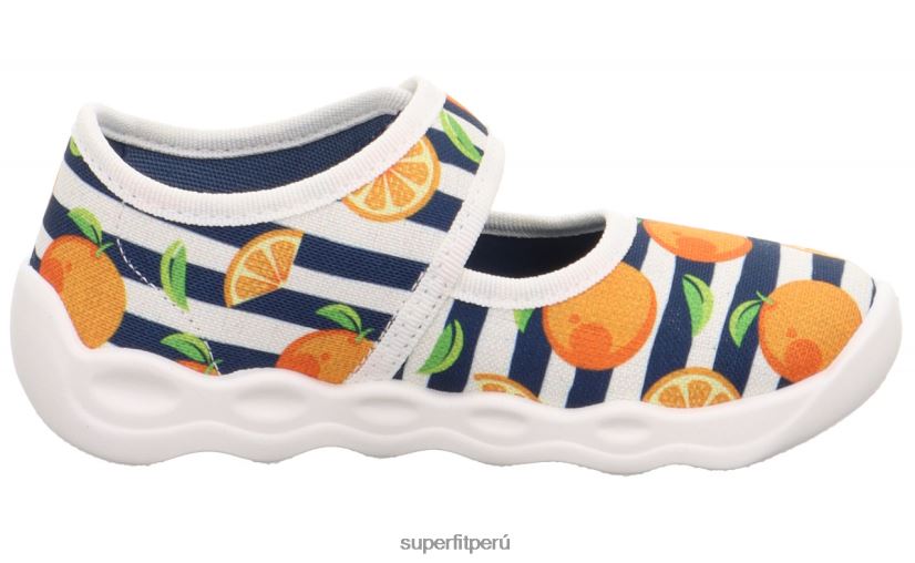 educación física Superfit bebés burbuja - zapatilla con cierre de velcro naranja/multicolor V06L2417 zapatillas