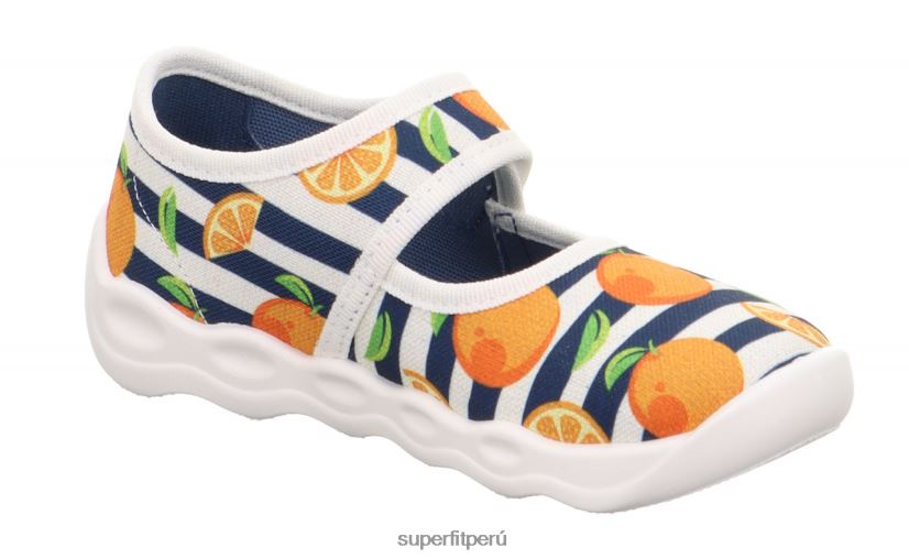 educación física Superfit bebés burbuja - zapatilla con cierre de velcro naranja/multicolor V06L2417 zapatillas