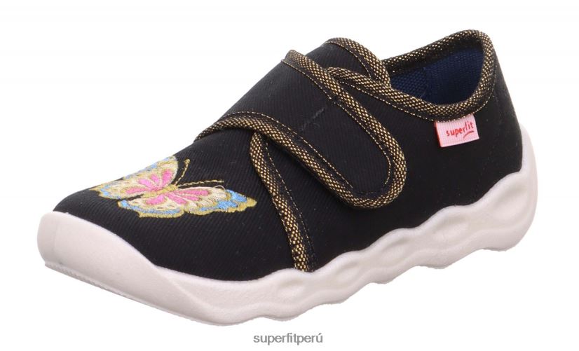 educación física Superfit bebés burbuja - zapatilla con cierre de velcro negro V06L24101 zapatillas