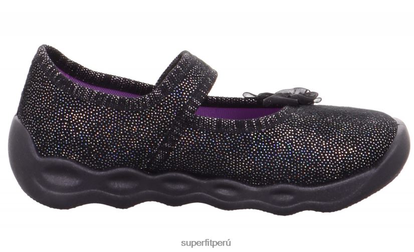 educación física Superfit bebés burbuja - zapatilla con cierre de velcro negro V06L24144 zapatillas