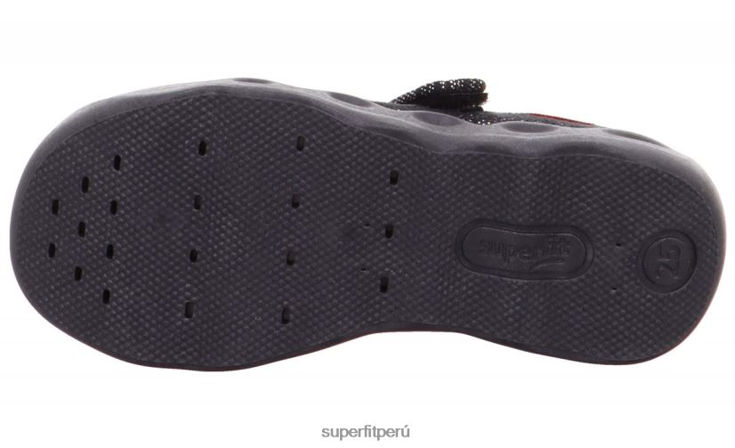 educación física Superfit bebés burbuja - zapatilla con cierre de velcro negro V06L24144 zapatillas