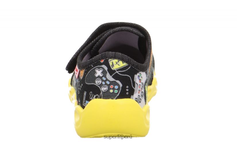 educación física Superfit bebés burbuja - zapatilla con cierre de velcro negro/multicolor V06L2426 zapatillas