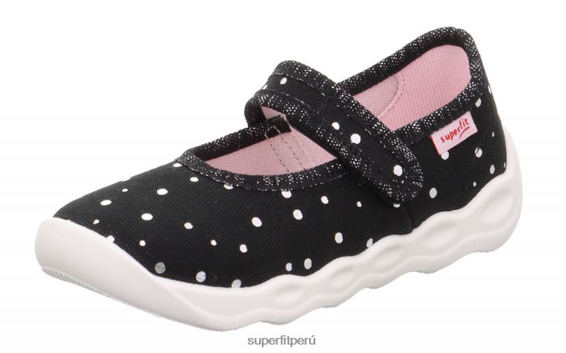 educación física Superfit bebés burbuja - zapatilla con cierre de velcro negro/plata V06L2482 zapatillas