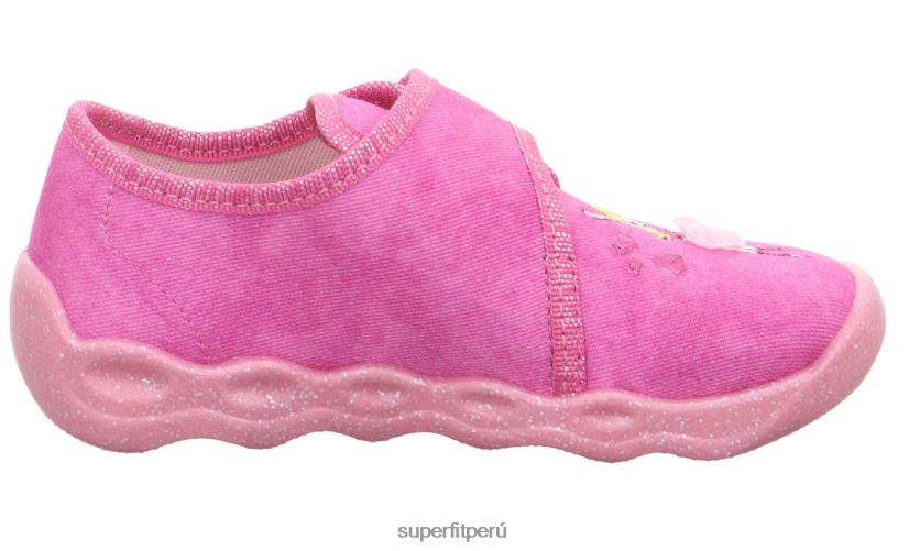educación física Superfit bebés burbuja - zapatilla con cierre de velcro rosa V06L24102 zapatillas