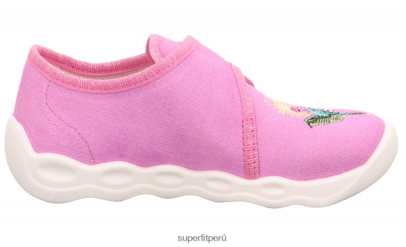 educación física Superfit bebés burbuja - zapatilla con cierre de velcro rosa V06L2456 zapatillas