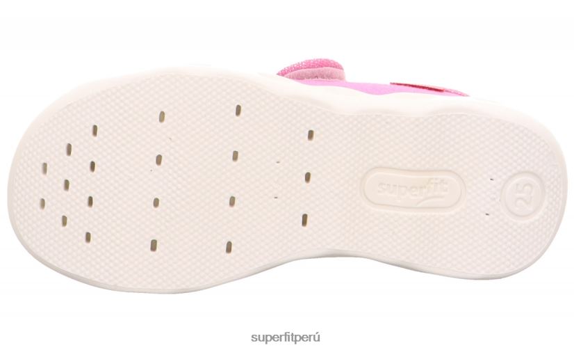 educación física Superfit bebés burbuja - zapatilla con cierre de velcro rosa V06L2456 zapatillas