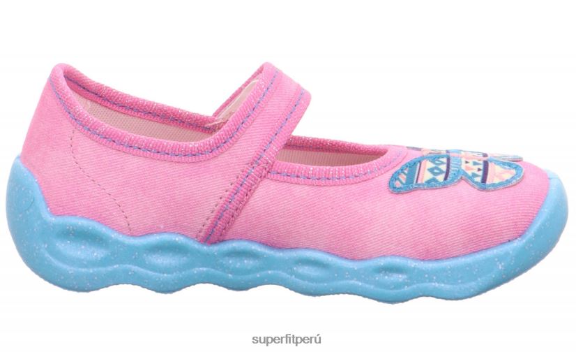 educación física Superfit bebés burbuja - zapatilla con cierre de velcro rosa/multicolor V06L24122 zapatillas