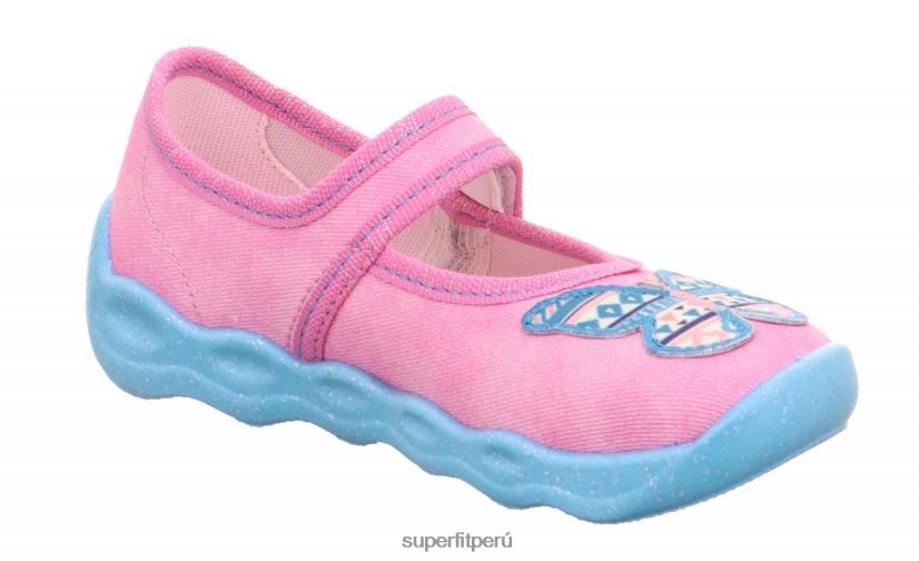 educación física Superfit bebés burbuja - zapatilla con cierre de velcro rosa/multicolor V06L24122 zapatillas