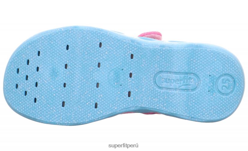 educación física Superfit bebés burbuja - zapatilla con cierre de velcro rosa/multicolor V06L24122 zapatillas