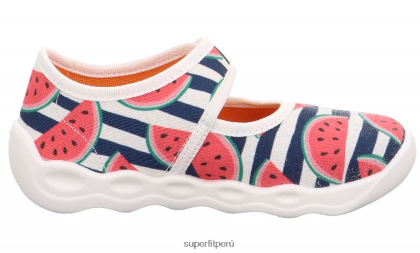 educación física Superfit bebés burbuja - zapatilla con cierre de velcro rosa/multicolor V06L2430 zapatillas