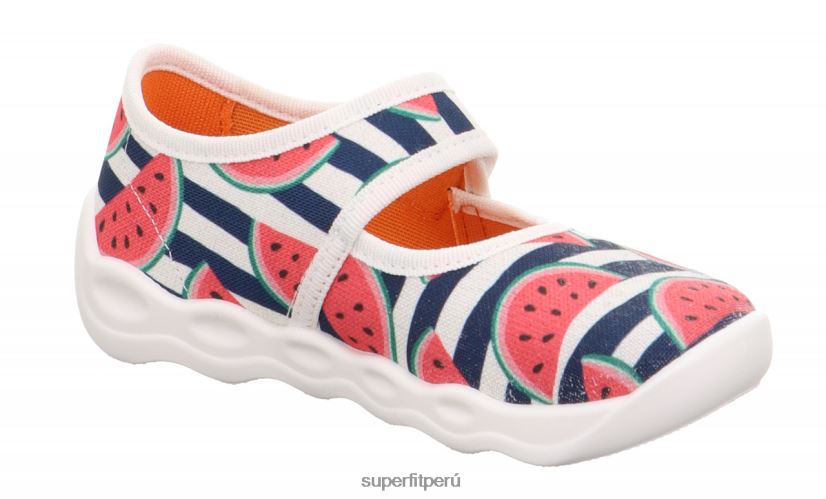 educación física Superfit bebés burbuja - zapatilla con cierre de velcro rosa/multicolor V06L2430 zapatillas