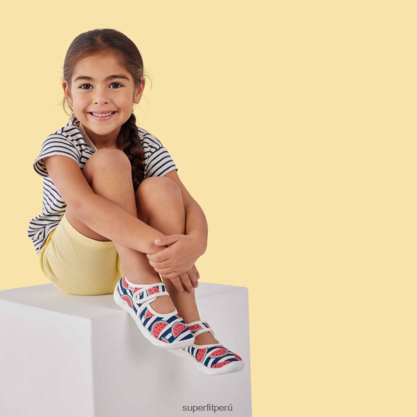 educación física Superfit bebés burbuja - zapatilla con cierre de velcro rosa/multicolor V06L2430 zapatillas
