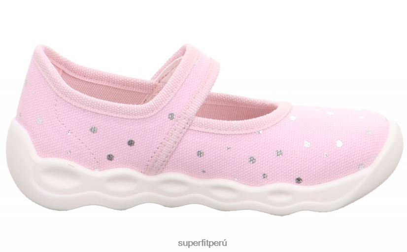 educación física Superfit bebés burbuja - zapatilla con cierre de velcro rosa/plata V06L2450 zapatillas