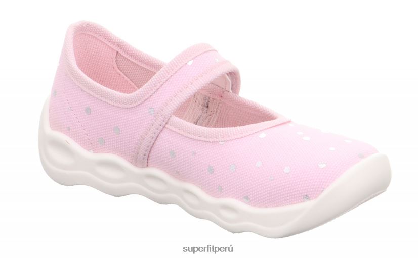 educación física Superfit bebés burbuja - zapatilla con cierre de velcro rosa/plata V06L2450 zapatillas