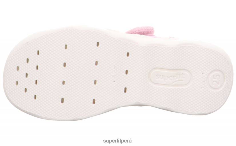 educación física Superfit bebés burbuja - zapatilla con cierre de velcro rosa/plata V06L2450 zapatillas