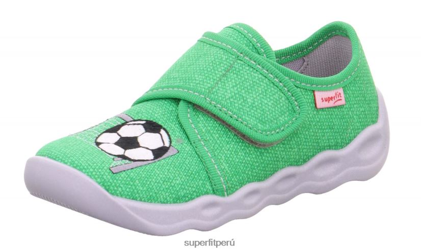 educación física Superfit bebés burbuja - zapatilla con cierre de velcro verde V06L24134 zapatillas