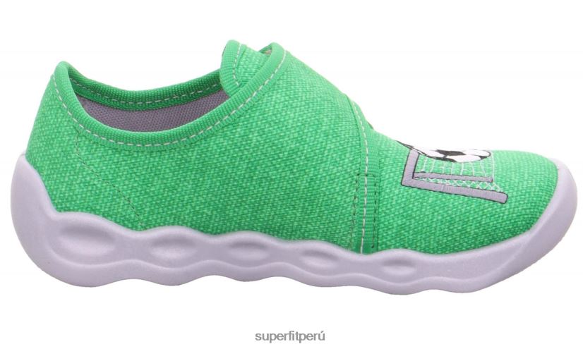 educación física Superfit bebés burbuja - zapatilla con cierre de velcro verde V06L24134 zapatillas