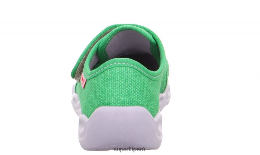 educación física Superfit bebés burbuja - zapatilla con cierre de velcro verde V06L24134 zapatillas