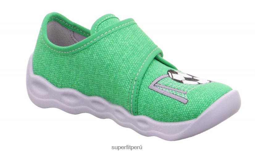 educación física Superfit bebés burbuja - zapatilla con cierre de velcro verde V06L24134 zapatillas