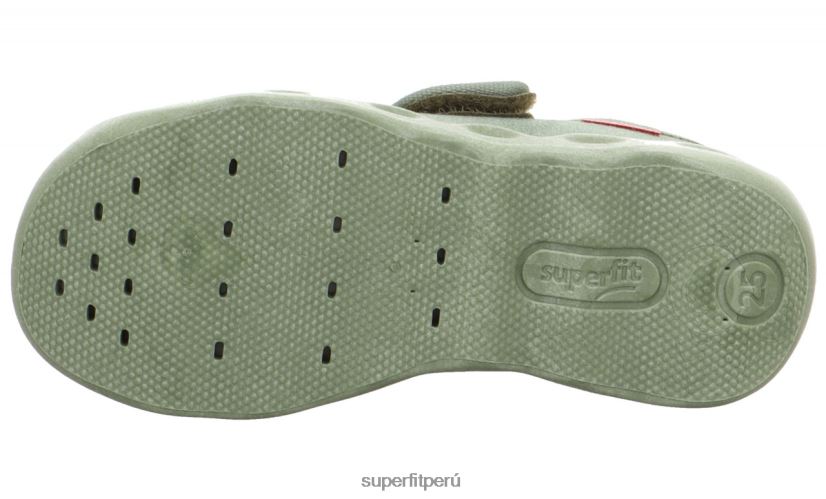 educación física Superfit bebés burbuja - zapatilla con cierre de velcro verde claro V06L2434 zapatillas