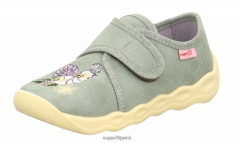 educación física Superfit bebés burbuja - zapatilla con cierre de velcro verde claro V06L248 zapatillas
