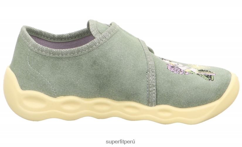 educación física Superfit bebés burbuja - zapatilla con cierre de velcro verde claro V06L248 zapatillas