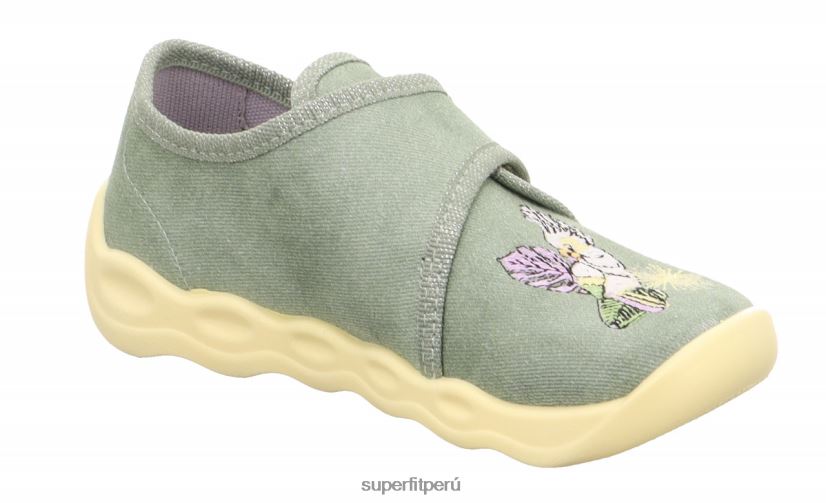 educación física Superfit bebés burbuja - zapatilla con cierre de velcro verde claro V06L248 zapatillas