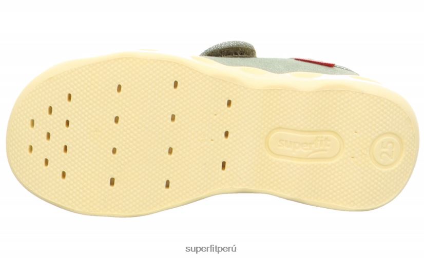 educación física Superfit bebés burbuja - zapatilla con cierre de velcro verde claro V06L248 zapatillas