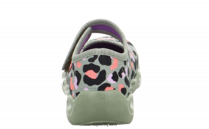 educación física Superfit bebés burbuja - zapatilla con cierre de velcro verde claro/multicolor V06L2471 zapatillas