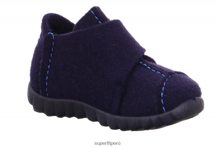 educación física Superfit bebés happy - zapatilla con cierre de velcro azul V06L24111 zapatillas