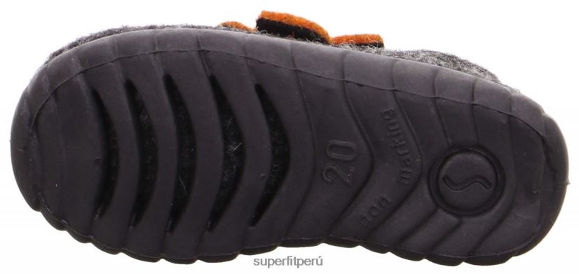 educación física Superfit bebés happy - zapatilla con cierre de velcro combinación lavagna V06L24158 zapatillas