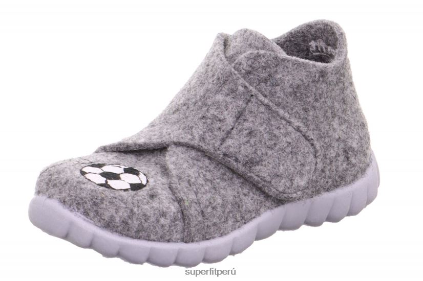 educación física Superfit bebés happy - zapatilla con cierre de velcro gris V06L24113 zapatillas