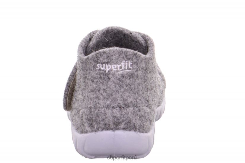 educación física Superfit bebés happy - zapatilla con cierre de velcro gris V06L24113 zapatillas