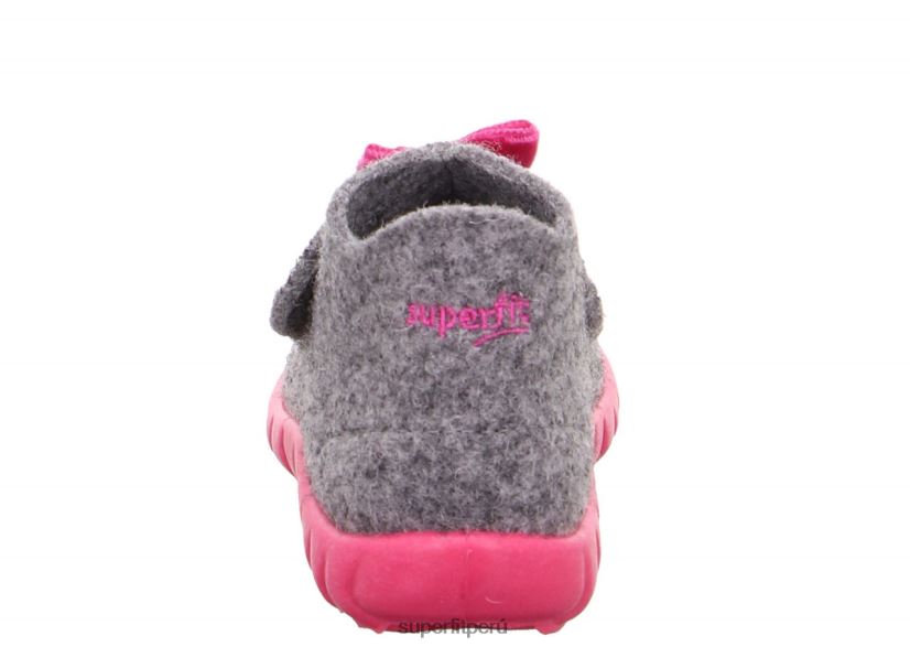 educación física Superfit bebés happy - zapatilla con cierre de velcro gris claro/rosa V06L24160 zapatillas