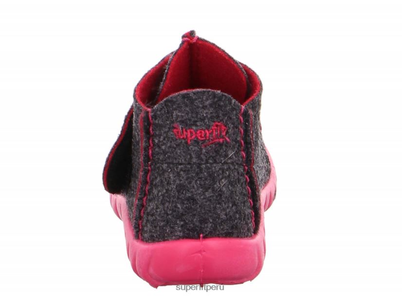 educación física Superfit bebés happy - zapatilla con cierre de velcro gris/rosa V06L24127 zapatillas