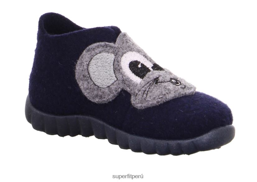 educación física Superfit bebés happy - zapatilla con cierre de velcro océano/combi V06L24139 zapatillas