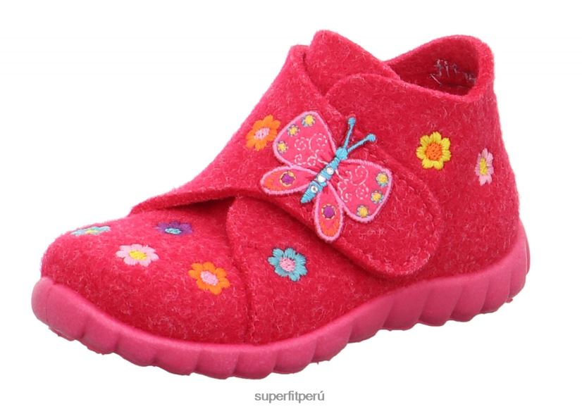 educación física Superfit bebés happy - zapatilla con cierre de velcro rojo V06L24152 zapatillas