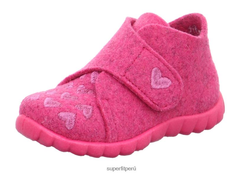 educación física Superfit bebés happy - zapatilla con cierre de velcro rosa V06L24140 zapatillas