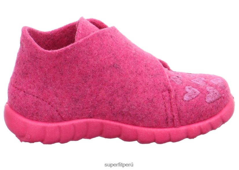 educación física Superfit bebés happy - zapatilla con cierre de velcro rosa V06L24140 zapatillas