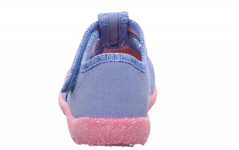 educación física Superfit bebés manchado - zapatilla con cierre de velcro azul V06L24137 zapatillas