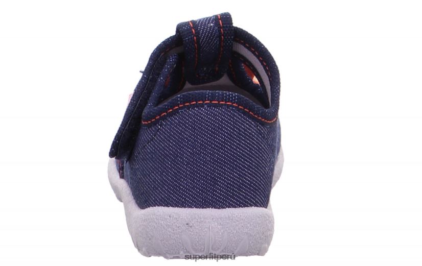 educación física Superfit bebés manchado - zapatilla con cierre de velcro azul V06L24142 zapatillas