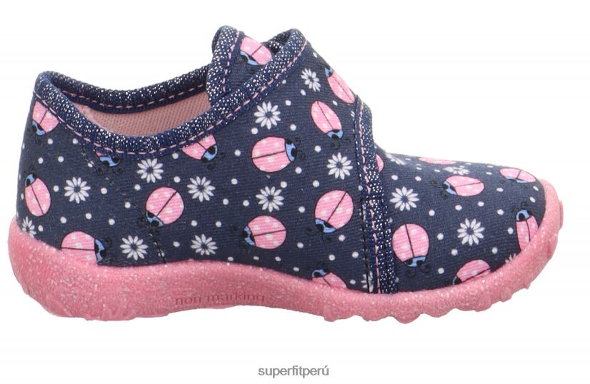 educación física Superfit bebés manchado - zapatilla con cierre de velcro azul/multicolor V06L2453 zapatillas