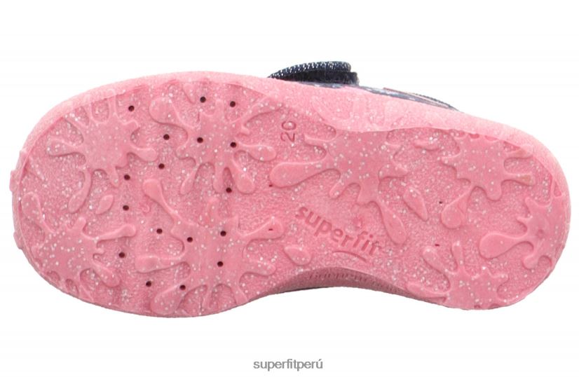 educación física Superfit bebés manchado - zapatilla con cierre de velcro azul/multicolor V06L2453 zapatillas