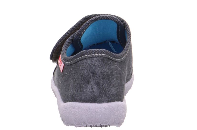 educación física Superfit bebés manchado - zapatilla con cierre de velcro gris V06L24121 zapatillas