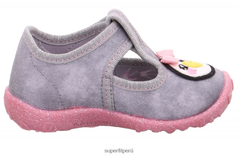 educación física Superfit bebés manchado - zapatilla con cierre de velcro gris/multicolor V06L24112 zapatillas